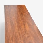Enfilade scandinave vintage en teck restaurée, idéale pour un intérieur moderne ou rétro.
