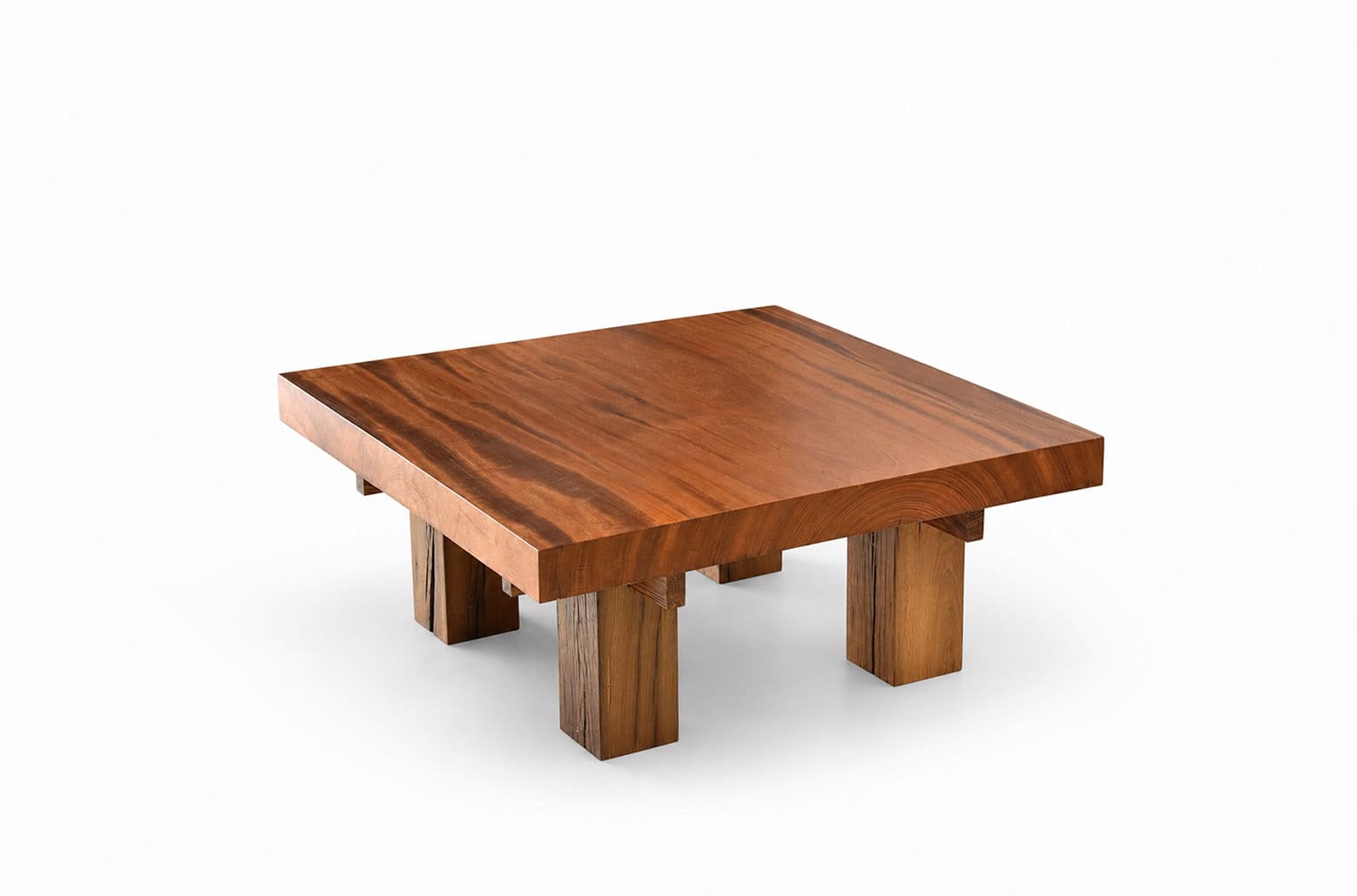 Table basse CENT-SIX en bois naturel, design épuré, idéale pour salon contemporain, fabriquée par Thomas Coup La Fronde.