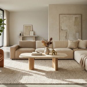 Table basse en Travertin