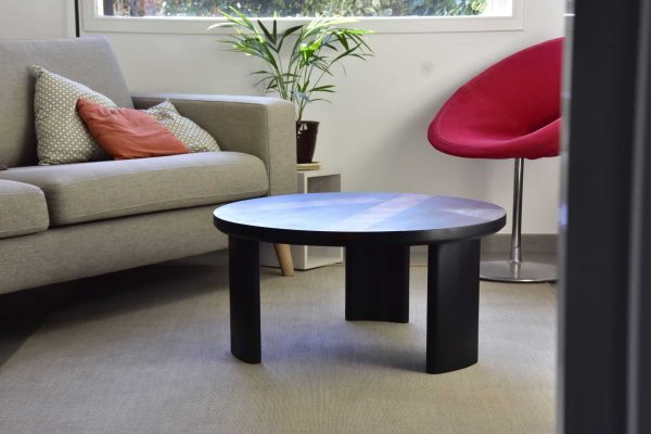 Thomas Coup la fronde - meuble table basse noyer inlay 001